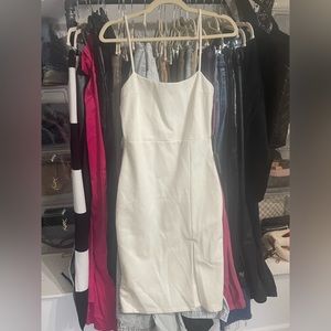 Lulu's White Midi Dress